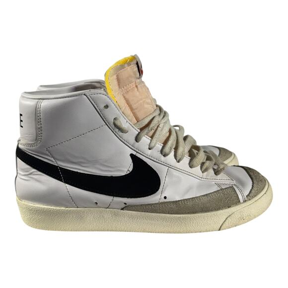 Nike Blazer Mid '77 Vintage Men’s Size 9 White Lifestyle Athletic Shoes Sneakers - Picture 2 of 11